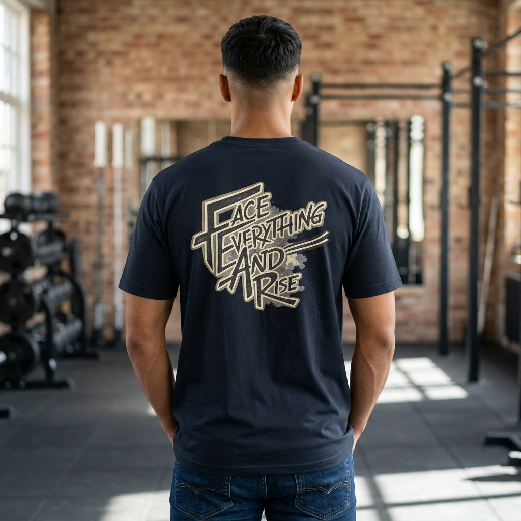 Face Everything and Rise — Performance Tee (Moisture-Wicking)